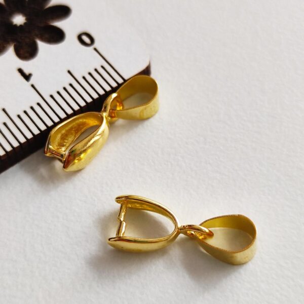Base para pendentes 15 mm metal dourado