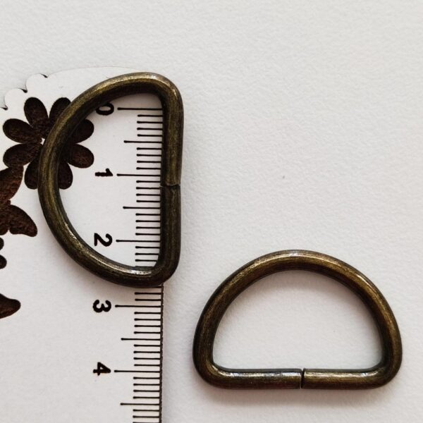 Meia lua bronze 30 mm