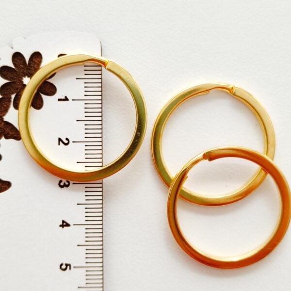 Argola para porta chaves-dourado 30 mm