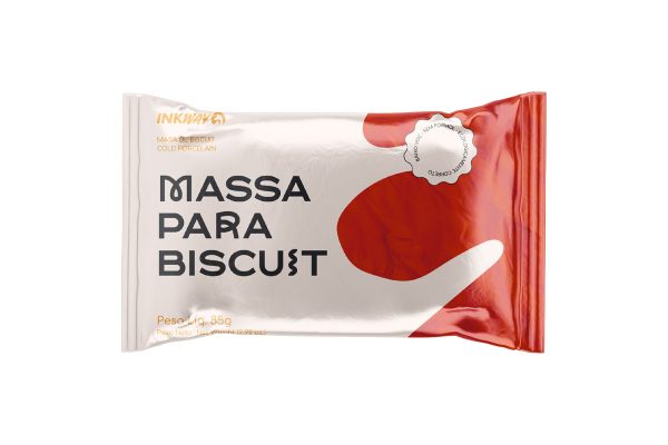 MASSA BISCUIT 85grs-VERMELHO-INKWAY