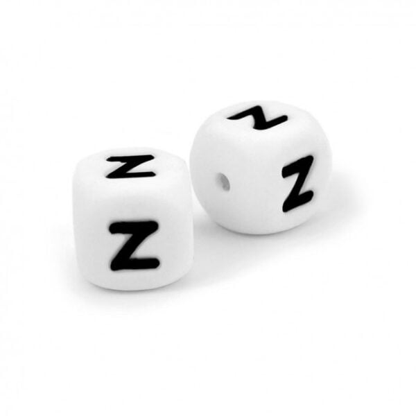 Letra em silicone 12mm para prende chucha- Z