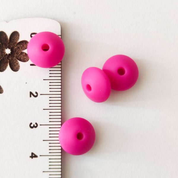 Separador em silicone 10 mm-Rosa Escuro
