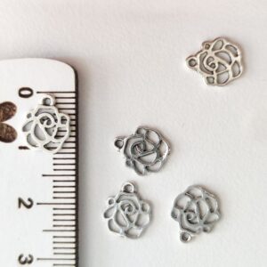 Pendente em metal flor