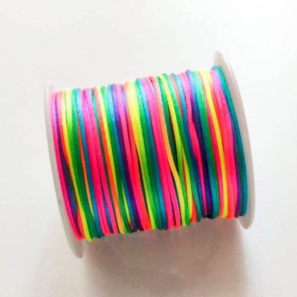 Bobine fio de cetim 1 mm-Multicolor