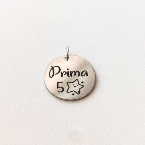 Medalha em aço inoxidável-Prima 5*