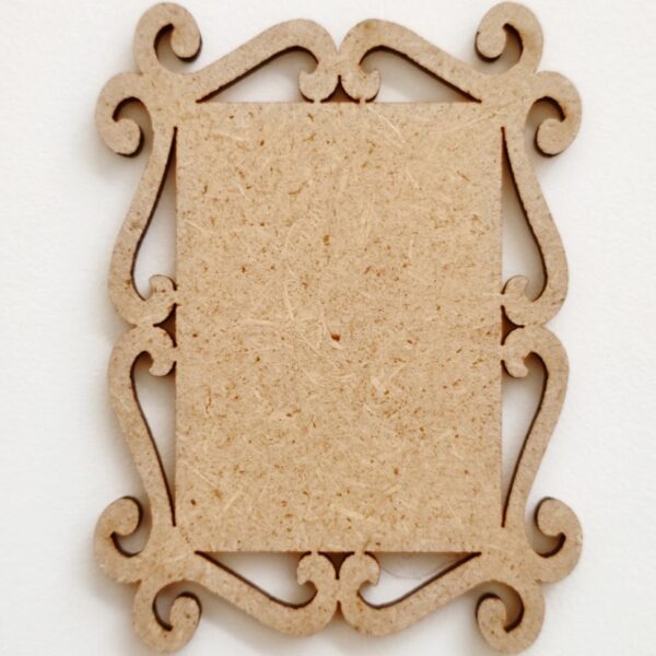 Moldura em mdf rectangular