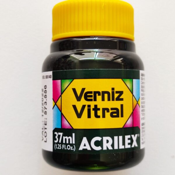 VERNIZ VITRAL 37ML VERDE OLIVA 08140545 ACRILEX
