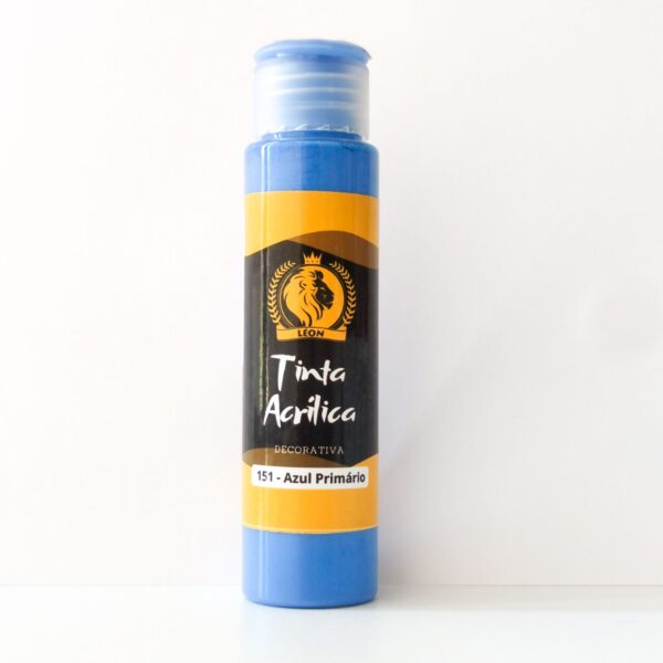 Tinta Acrilica Léon- 75 ML -AZUL PRIMARIO 151