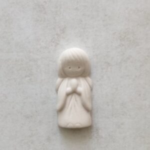 Molde em silicone, anjo menina