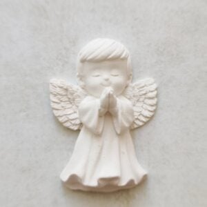 Molde em silicone, anjo menino