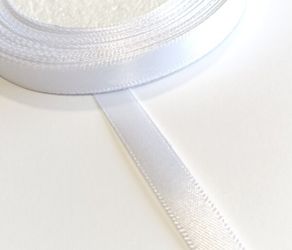 Fita de cetim -6 mm- Branco