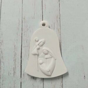 Molde em silicone, presépio sino
