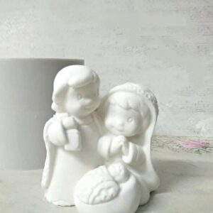 Molde em silicone - Presépio infantil 3D