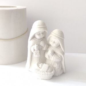 Molde em silicone - Presépio trabalhado 3D