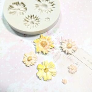 Molde em silicone -Margaridas