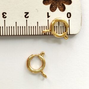Mosquetão em aço inoxidável 8 mm- Dourado
