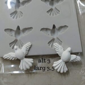 Molde em silicone- pomba