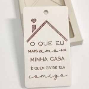 Molde em silicone -O que mais amo na minha casa