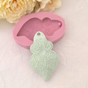 Molde em silicone -Coração de Viana