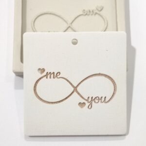 Molde em silicone -Infinito me&you