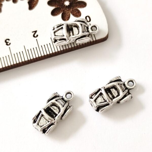 Pendente em metal carro - 15 mm