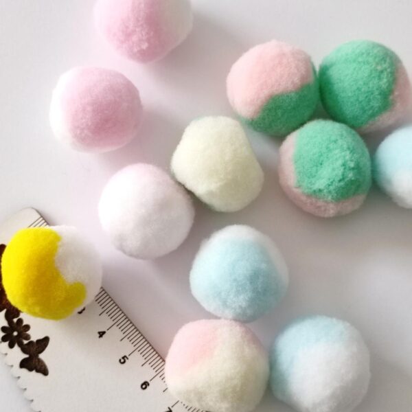 Pompom- 30 mm- Cores mix-(pack 15 und)