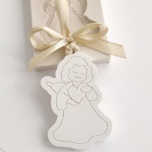 Molde em silicone -Anjo com coração