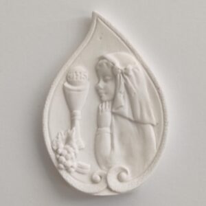 Molde em silicone -Gota menina comunhão