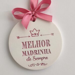 Molde em silicone -Melhor madrinha de sempre