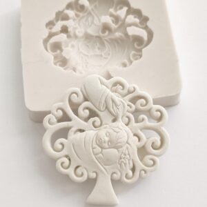 Molde em silicone -Arvore batizado