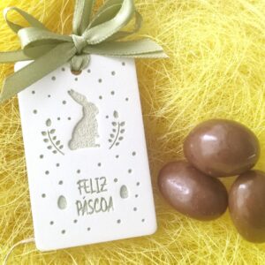 Molde em silicone -Feliz Páscoa
