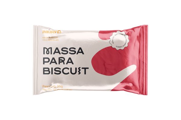 MASSA BISCUIT 85grs-ROSA ESCURO- INKWAY