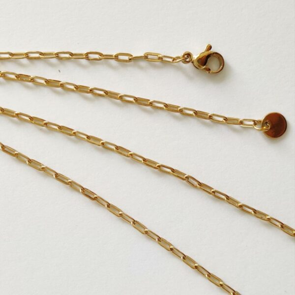 Fio em aço inoxidável dourado - 50 cms trama 2 mm