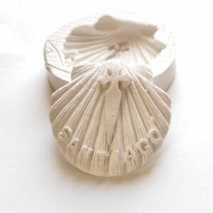 Molde em silicone, Concha caminho de S. Tiago