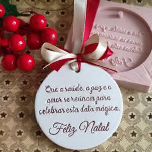 Molde em silicone, esta data mágica- Feliz Natal
