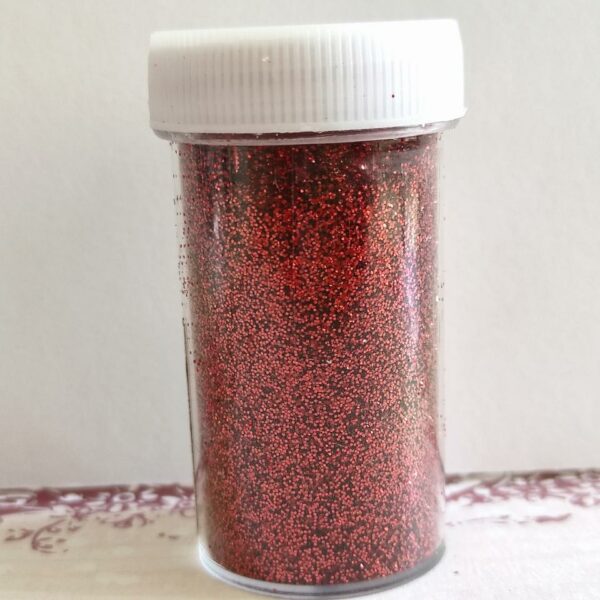 GLITTER FINO -30 GR -Vermelho