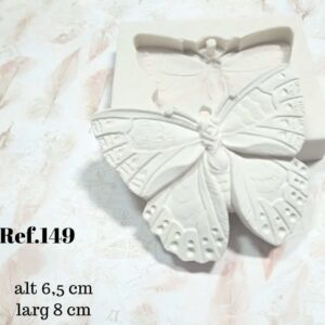 Molde em silicone, borboleta 6,5 x 8 cm