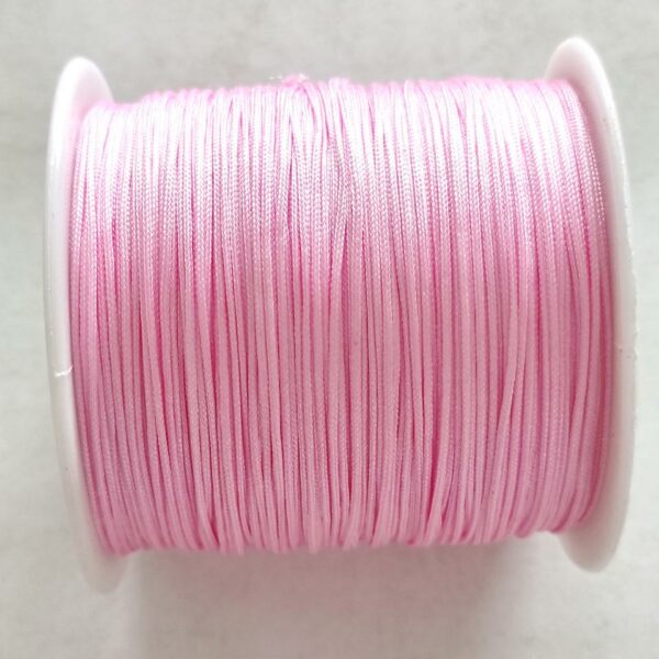 Fio para pulseiras em macramé-0.8mm -100 mts-Rosa