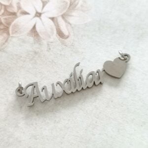 Entremeio em aço inoxidável- auxiliar -prateado