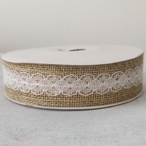 Fita sarapilheira com renda 2.7 MT - 25MM