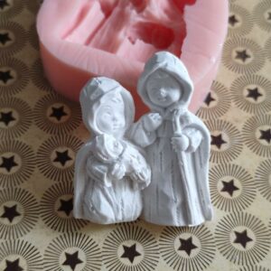 Molde em silicone, Presépio plano 4,5 cm
