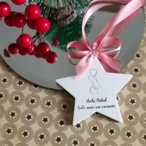 Molde em silicone, Neste Natal bate mais um coração 7 CM