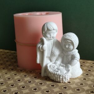 Molde em silicone, Presépio 7 cm