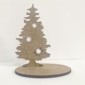 Pinheiro com base em MDF 8 cm