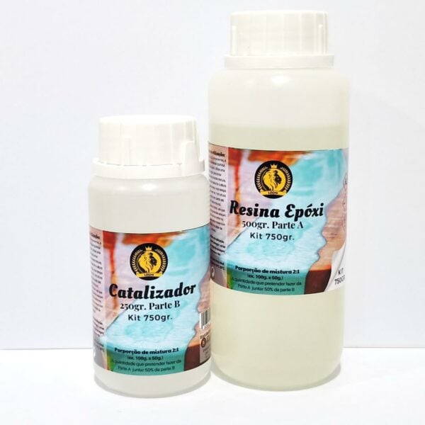 Kit Resina Epóxi 750grs
