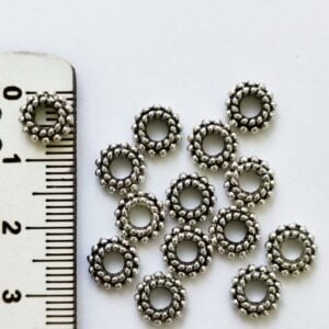 Separador em metal 6 mm prateado