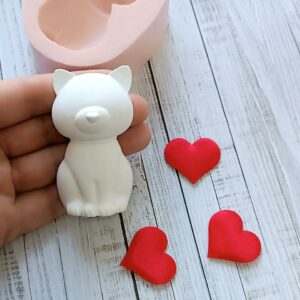 Molde em silicone, Gato