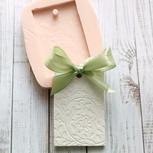 Molde em silicone, Rectangular florido