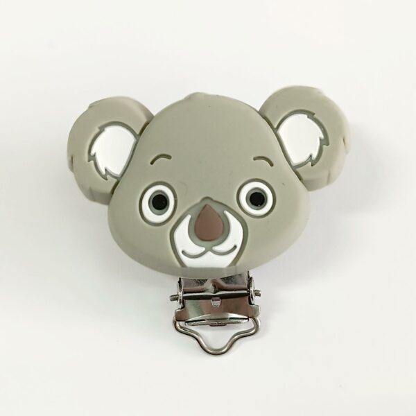 Mola em silicone Koala Cinza