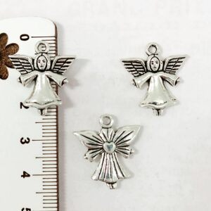 Pendente anjo coração 20mm